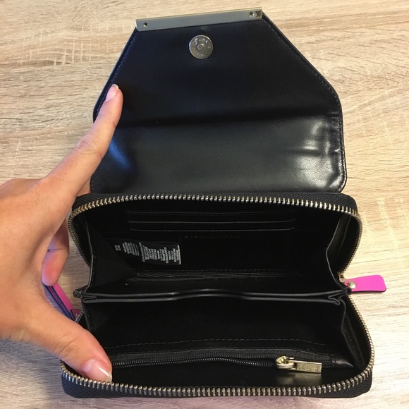 BCBGMAXAZRIA Pink Wallet Wristlet - Picture 3 of 6