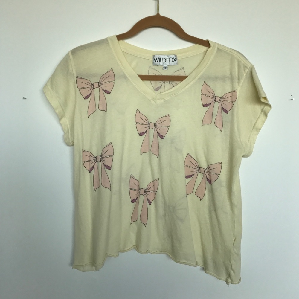 💕SALE💕Wildfox Ribbon Tee