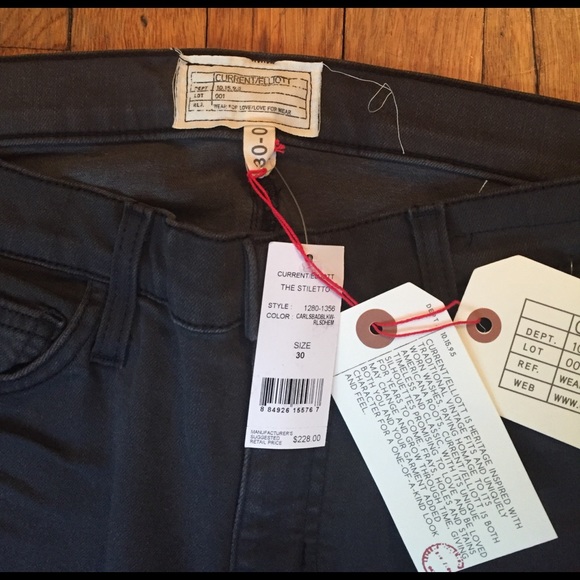 NWT Current Elliott Stiletto Stretch Skinny Jeans - Picture 4 of 6