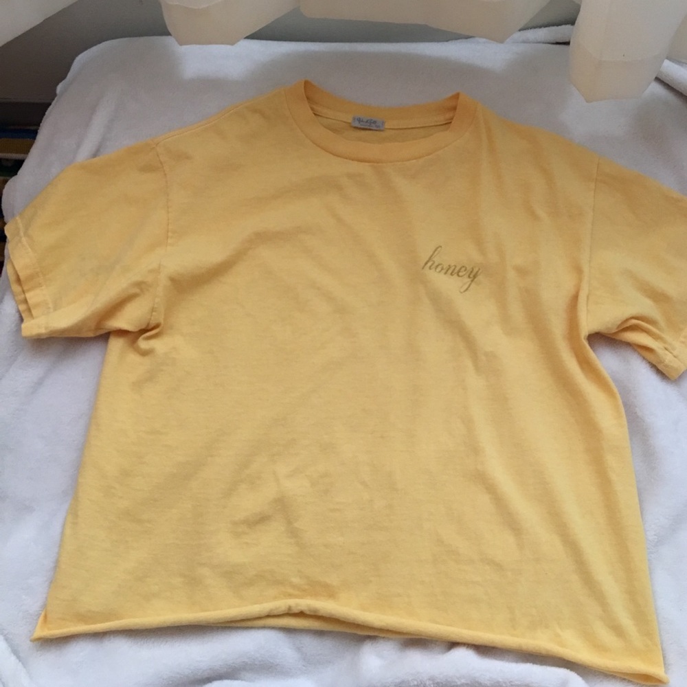 Yellow Brandy Melville Shirt Honey