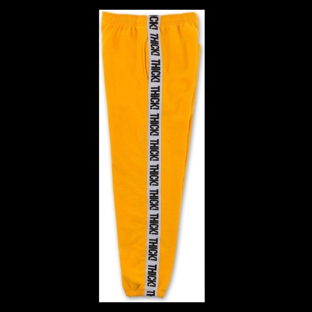 Kylie Jenner Shop Thick ! Sweatpants in Mustard