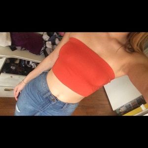 NWT - Orange Tube Top