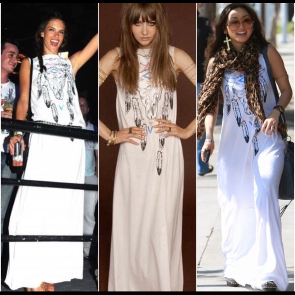 Wildfox white label night lover maxi NWOT!