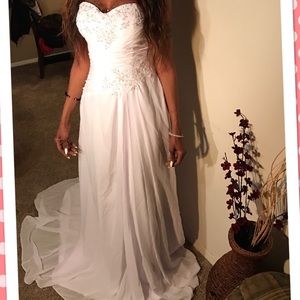 Elegant hand made wedding gown for A Queen