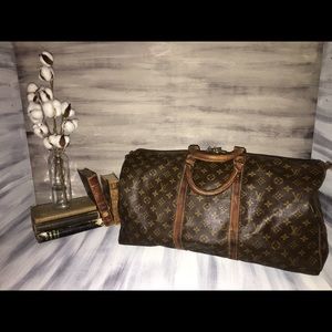 Vintage Heirloom Louis Vuitton Keepall 45