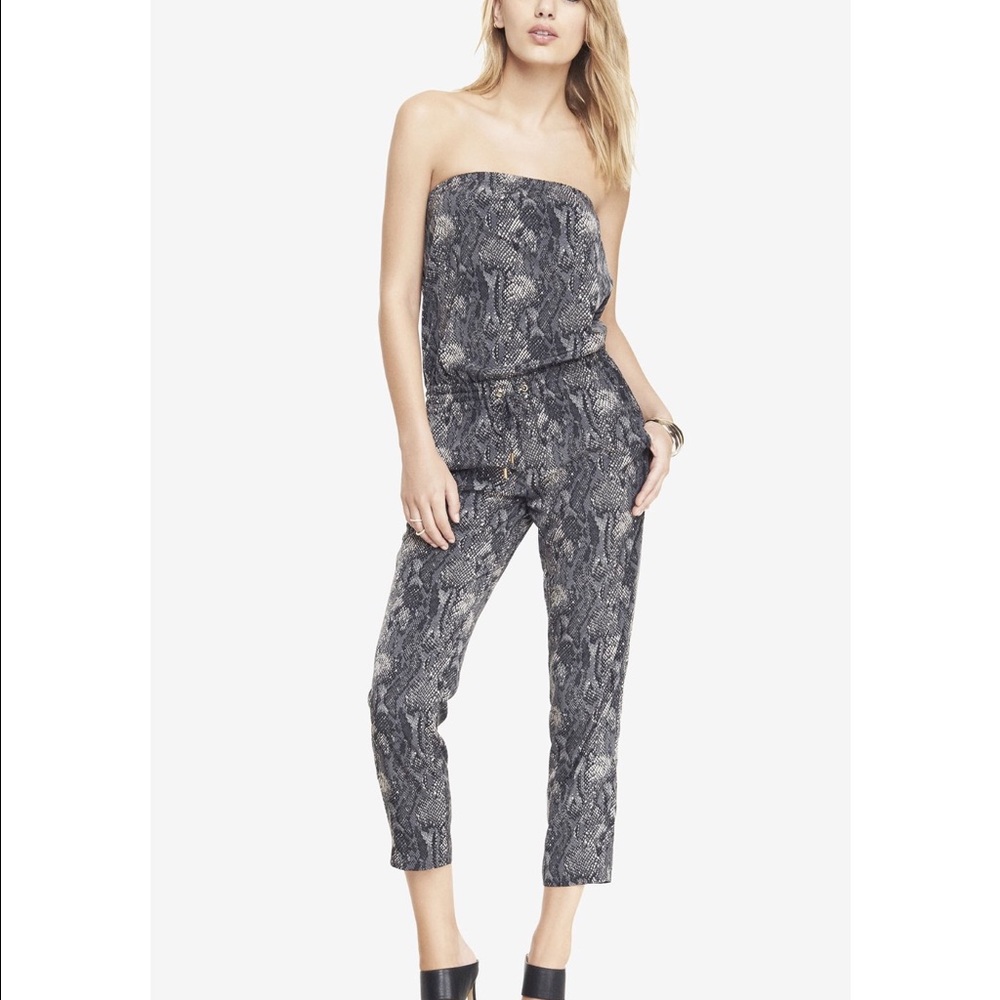 Express snake skin jumpsuit