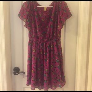 Silky Floral Dress