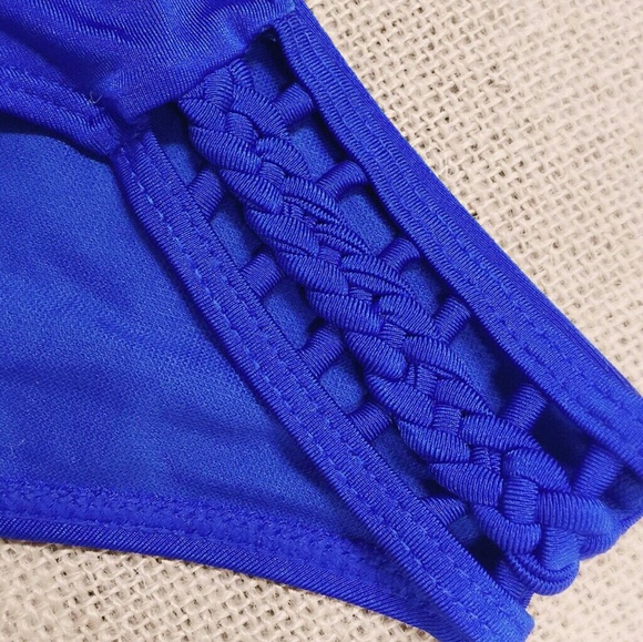 *LAST ONE* Cut Out Braid Halter Bikini - Picture 7 of 8