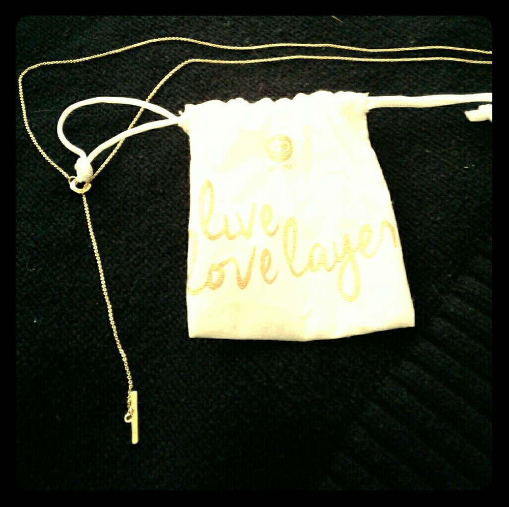 Adjustable lariat necklace