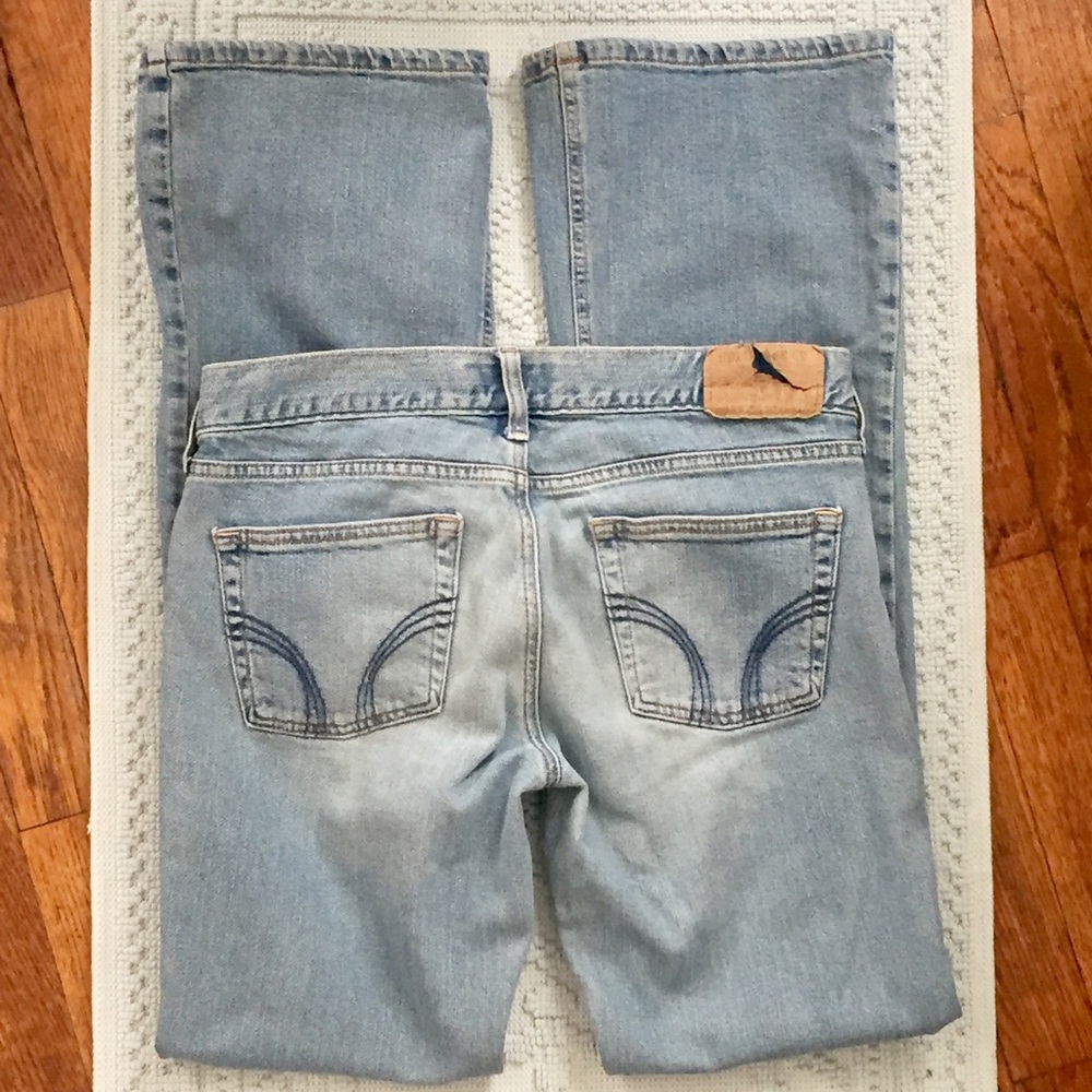 Hollister light wash flare jeans