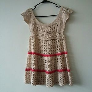 Free People crochet top