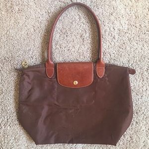 'Le Pilage' Longchamp Tote Bag in Brown