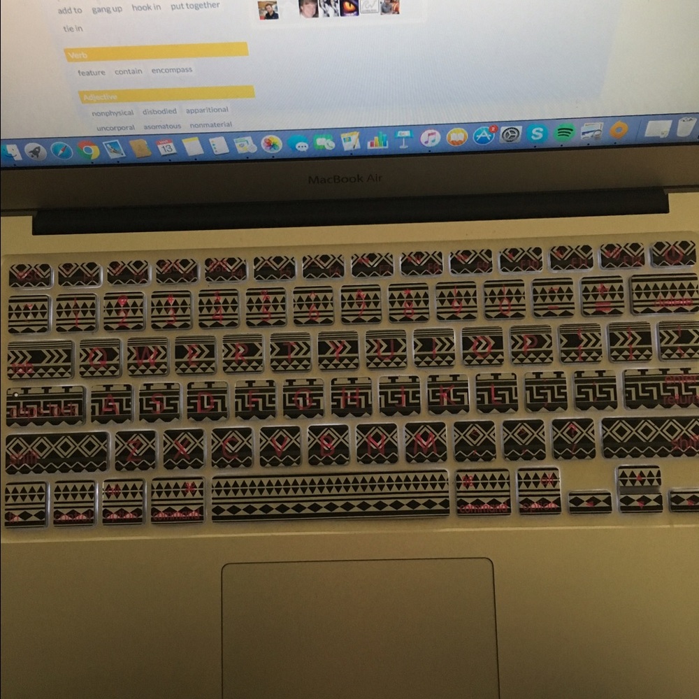 Silicon MacBook key cover