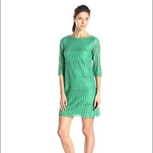 Jessica Howard Lace Illusion Sheath. Worn once!