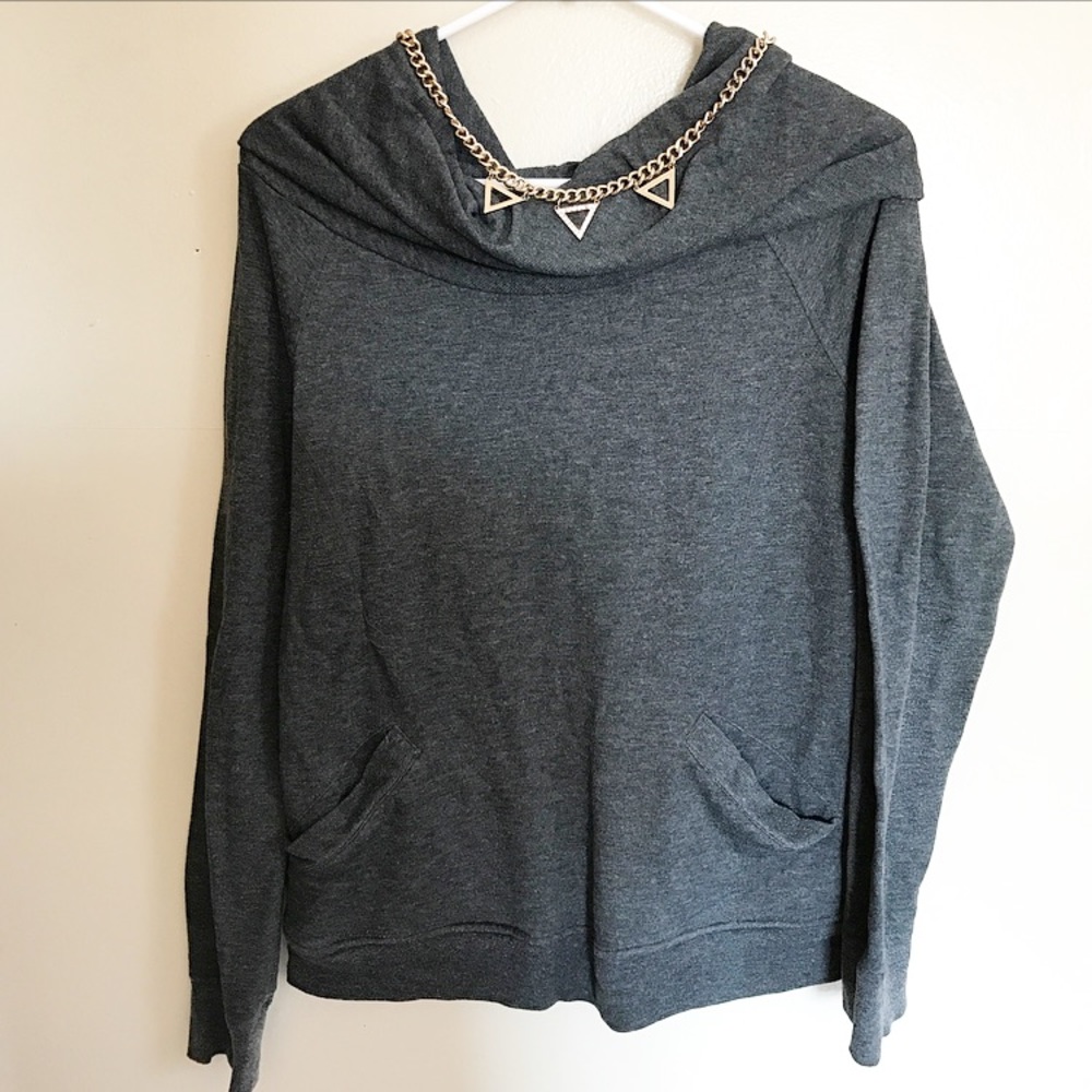 Gray sweater