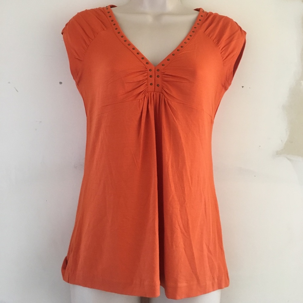 Orange summer time top
