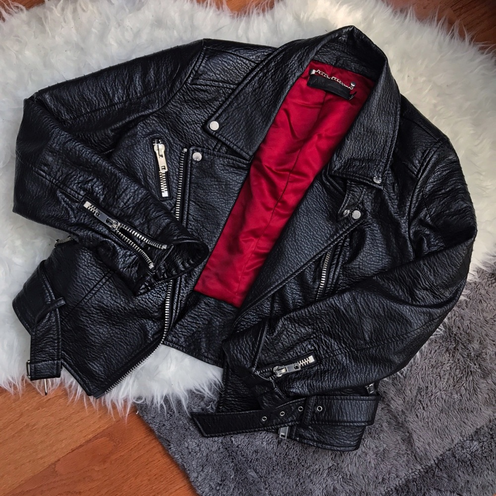 ABS Allen Schwartz Leather Jacket