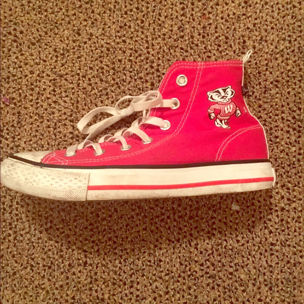 Skicks Wisconsin Badger high tops