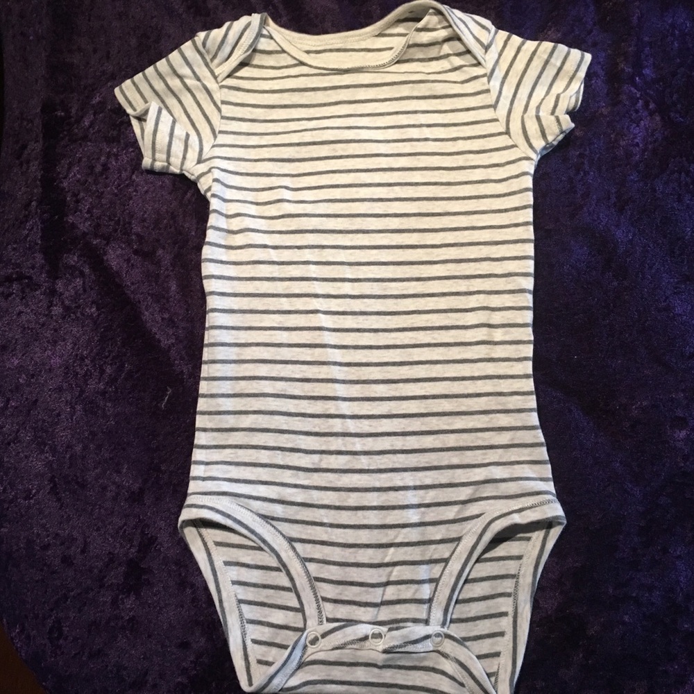 2 for $5 when bundled! 24 mo striped onesie