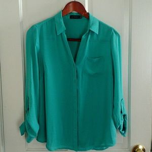Turquoise and floral shirts (reserved listing)