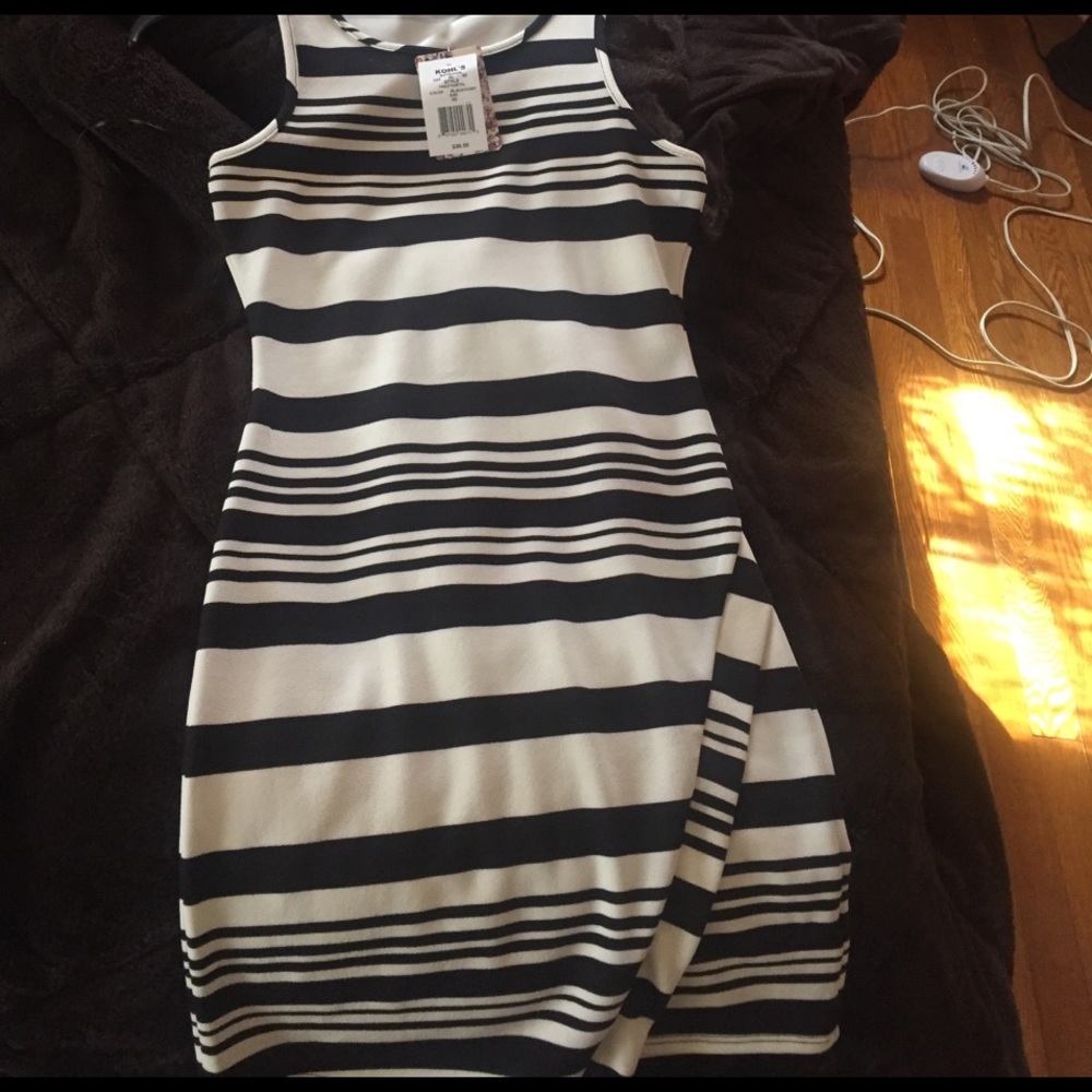 Black/white cocktail dress!