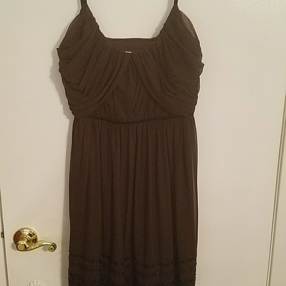 Chocolate brown dress