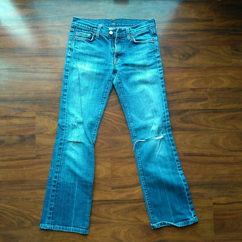 7 for all mankind denim jeans bootcut