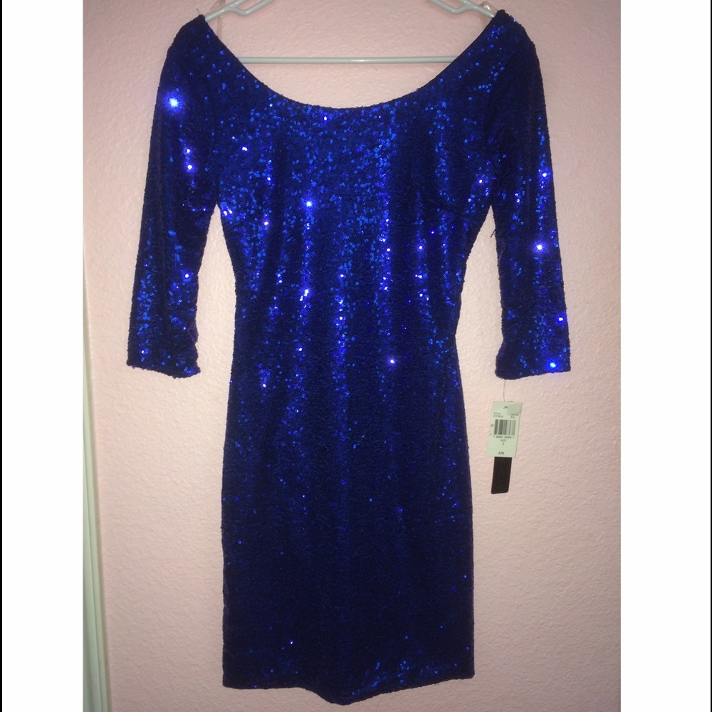 Blue Sequin Dress ❤️