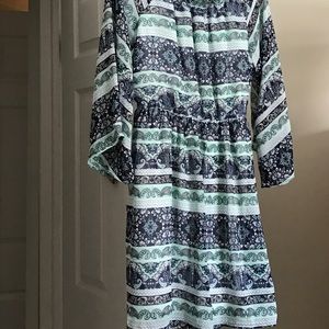Francesca's size L boho style dress