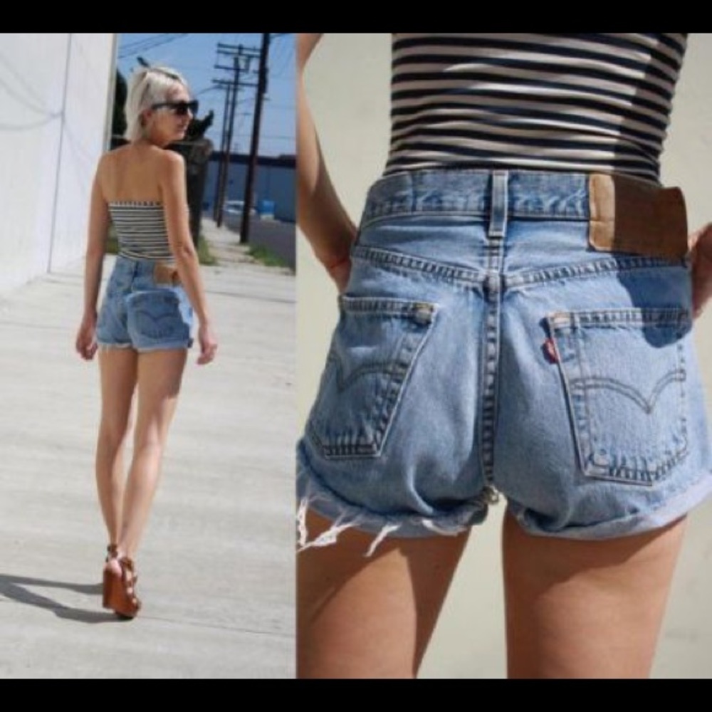 Levi's 501 vintage cut offs!