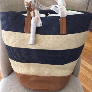 C Wonder Straw Tote