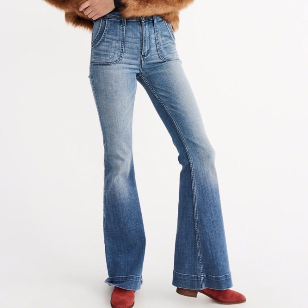 High Rise Flare Jeans