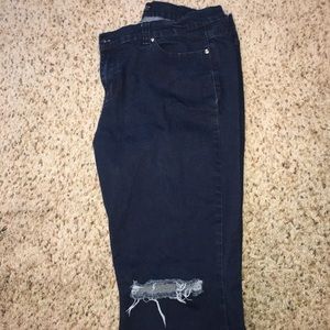 Dark Forever 21 skinny jeans size 16