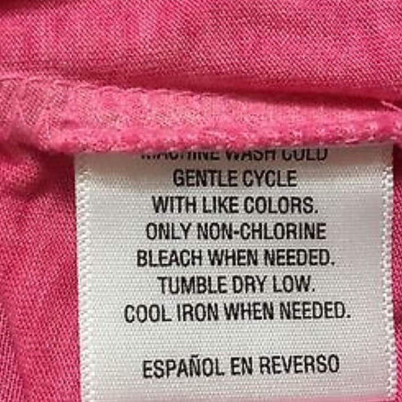 Style & Co Pink Burnout T-Shirt Top - Picture 7 of 7