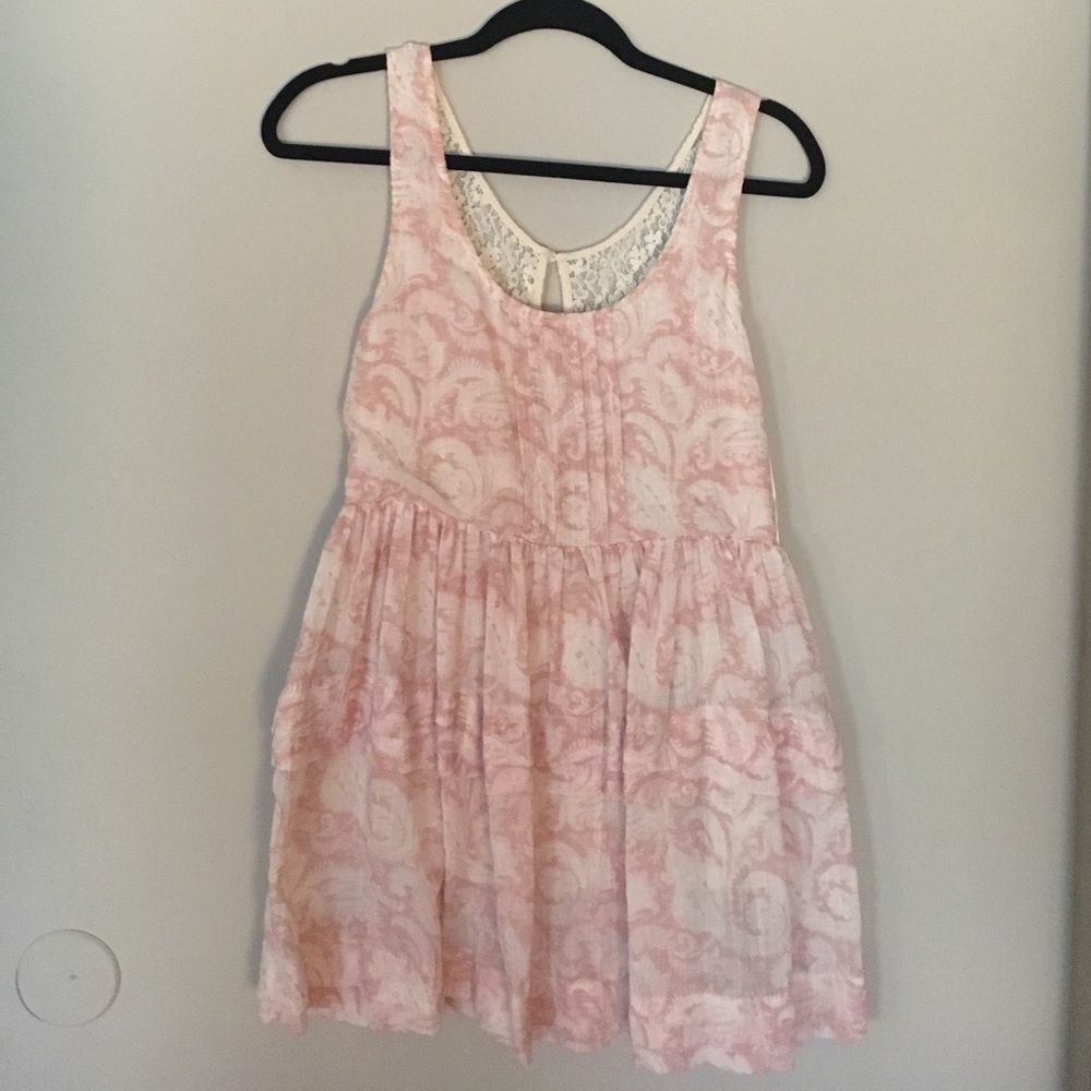 Pink patterned dress/tunic