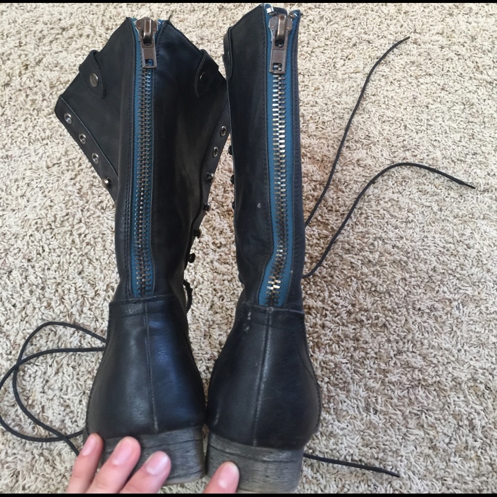 Madden Girl lace up boots