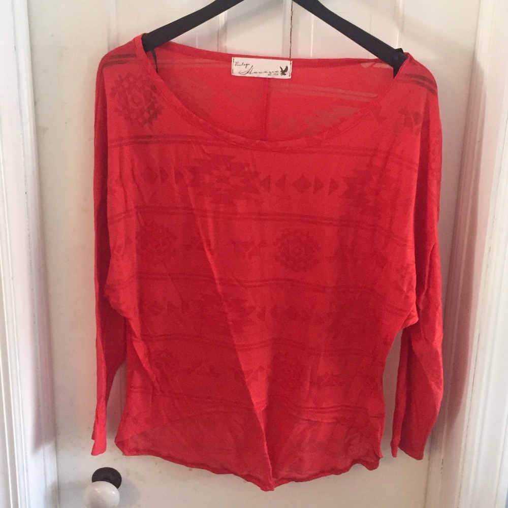 Navajo Print Boho Top