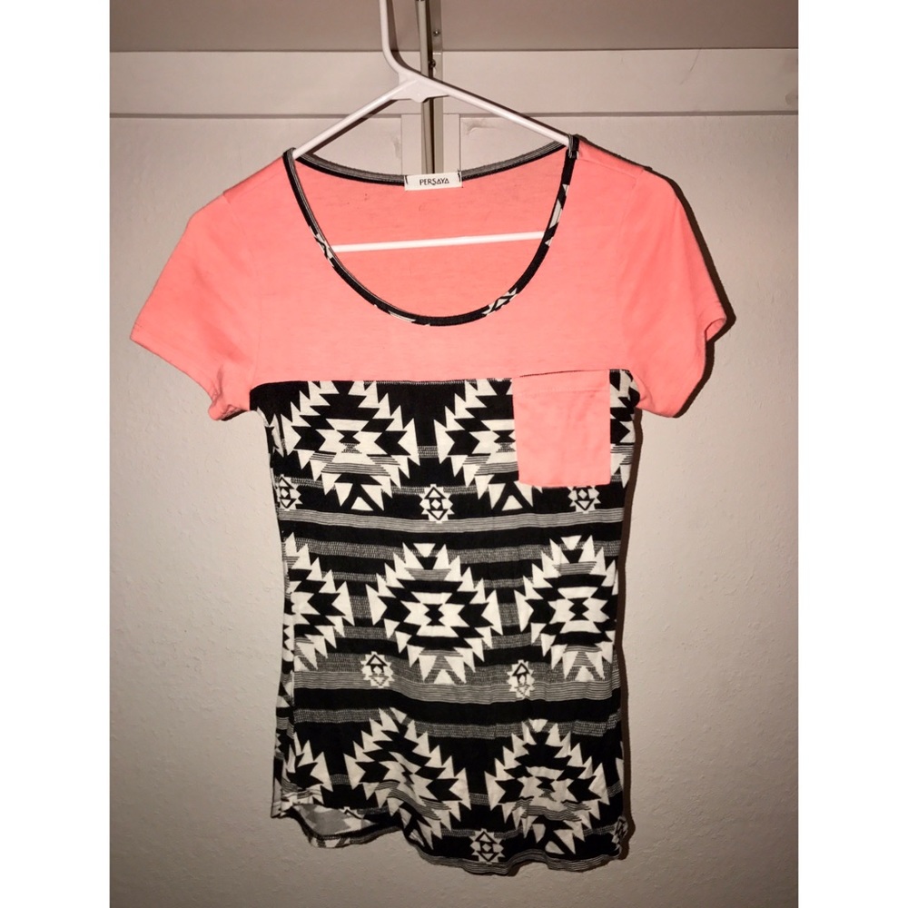 Multicolor Tribal Top