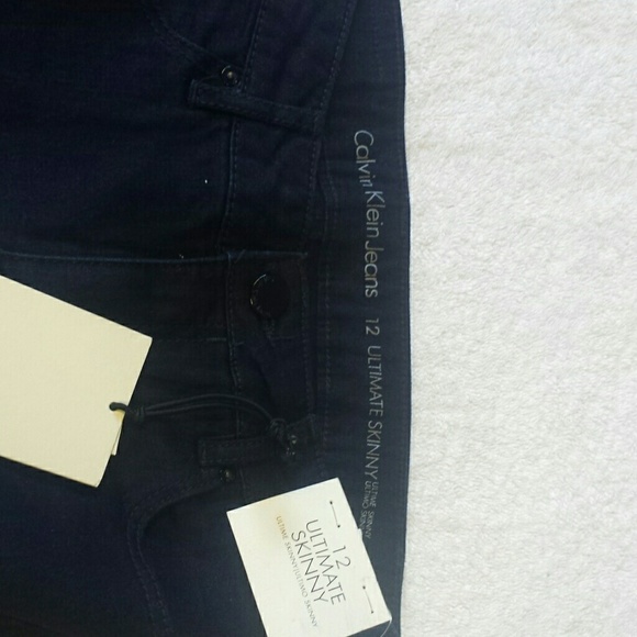Calvin Klein ultimate skinny jeans nwt size 12 - Picture 2 of 3