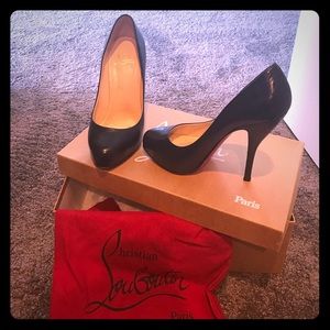 Authentic Christian Louboutin 120mm Fetich pumps