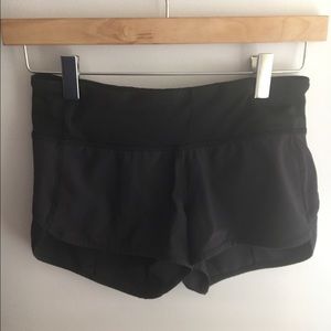 Black Lululemon Shorts Size 2