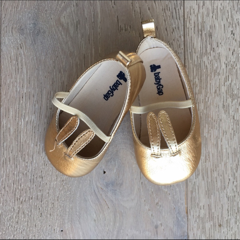 GAP Gold Girls' Bunny Shoes