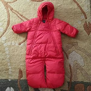 New without tags red Gap down baby bunting