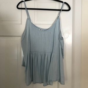Old Navy light blue chambray tank