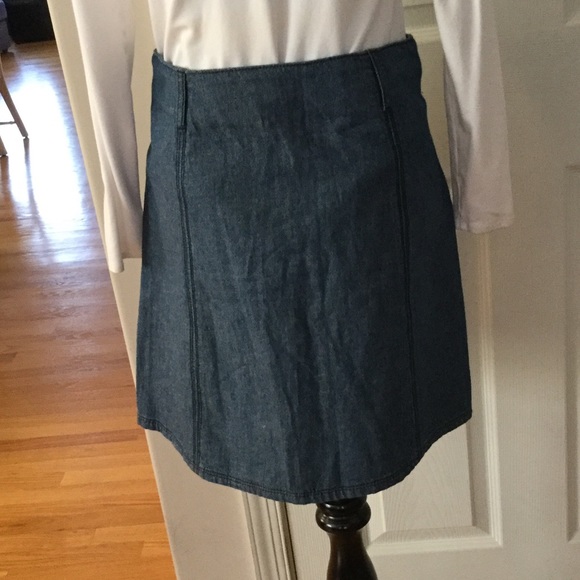 SANCTUARY SNAP FRONT DENIM SKIRT - Picture 3 of 4