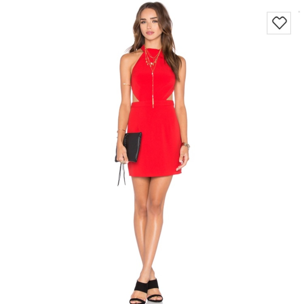 Red NBD dress