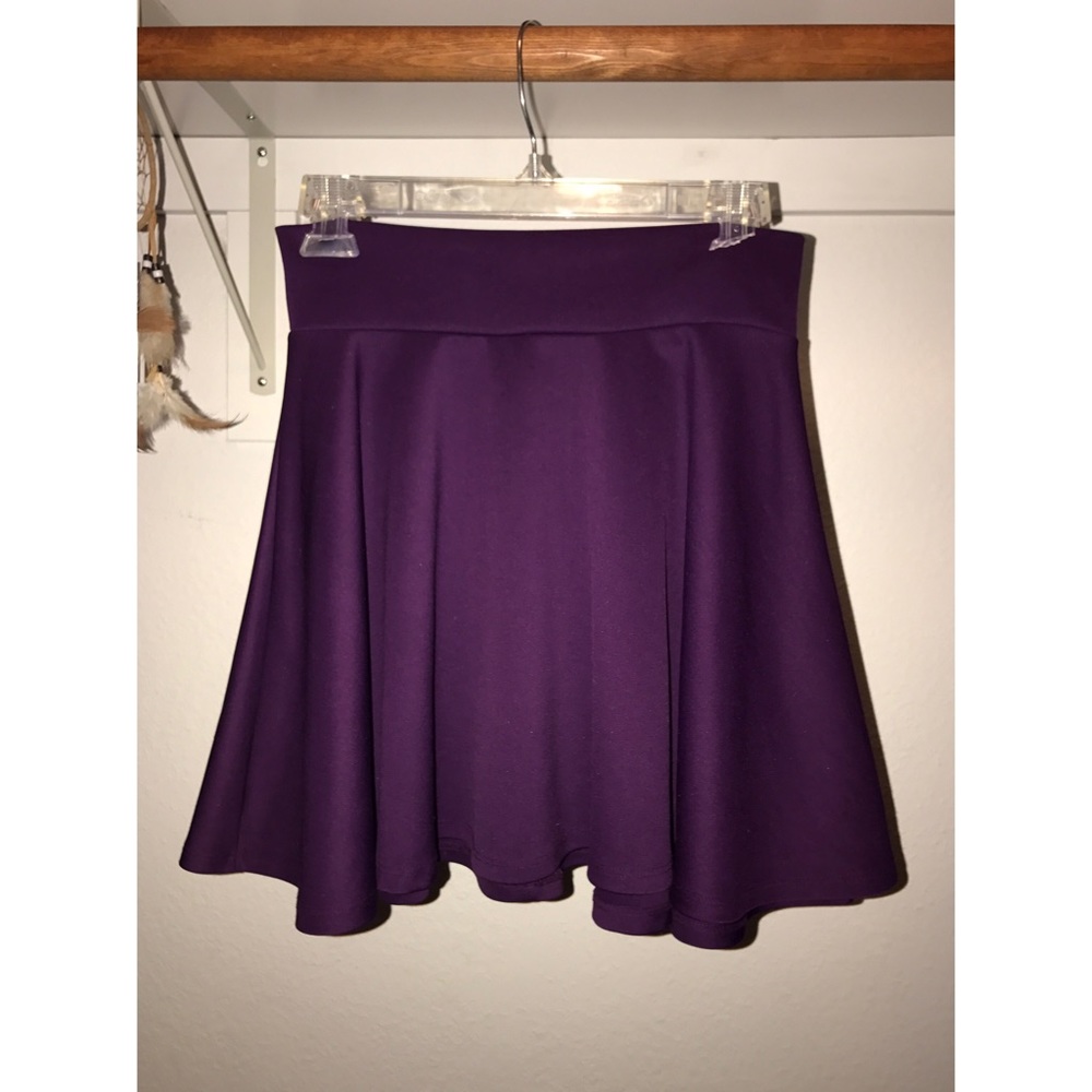 Purple Skater Skirt