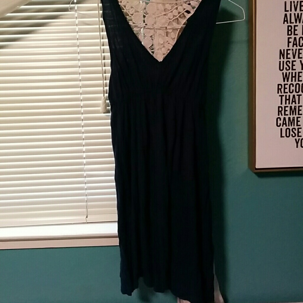 Navy blue dress