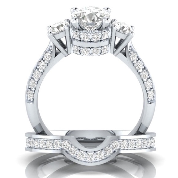 Kay Jewelers Jewelry - 🆕 925 silver wedding set🆕