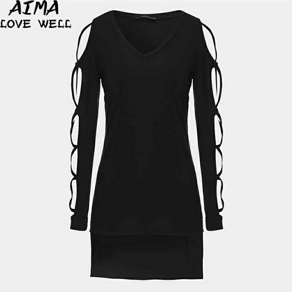 πHP πAsymmetrical split long tee size up - Picture 2 of 3